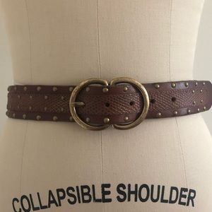 Vintage Fossil Leather Belt